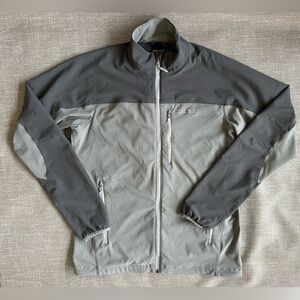 Marmot Two-Tone Gray Windbreaker Jacket size Large